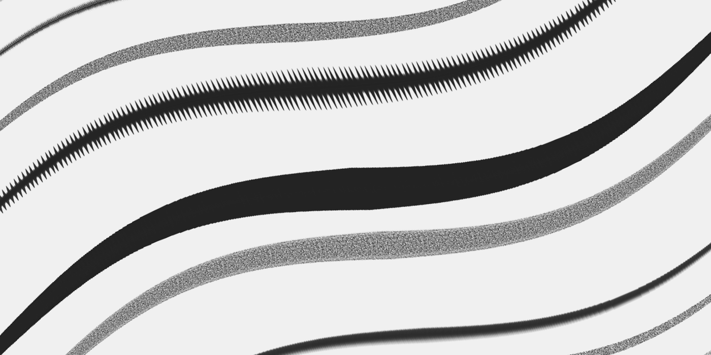 Sample strokes from Raghu Kamath brush pack v2